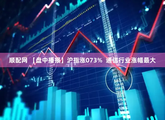 顺配网 【盘中播报】沪指涨073%  通信行业涨幅最大